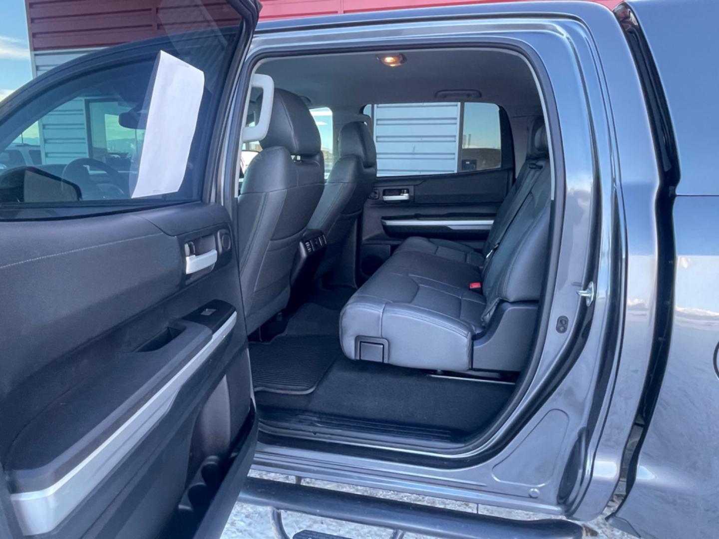 2014 Gray Toyota Tundra SR5 5.7L V8 FFV CrewMax 4WD (5TFDW5F14EX) with an 5.7L V8 DOHC 32V FFV engine, 6-Speed Automatic transmission, located at 1960 Industrial Drive, Wasilla, 99654, (907) 274-2277, 61.573475, -149.400146 - Photo#9